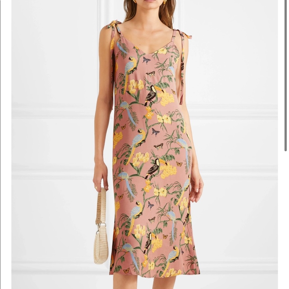 Reformation Pink Midi Dress